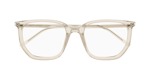 Beige Eyeglasses Saint Laurent 889652561226