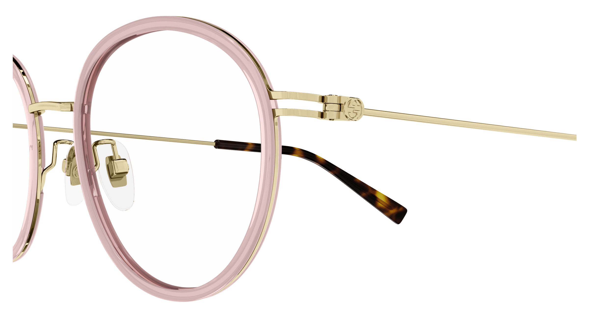 Pink Eyeglasses Gucci 889652528212