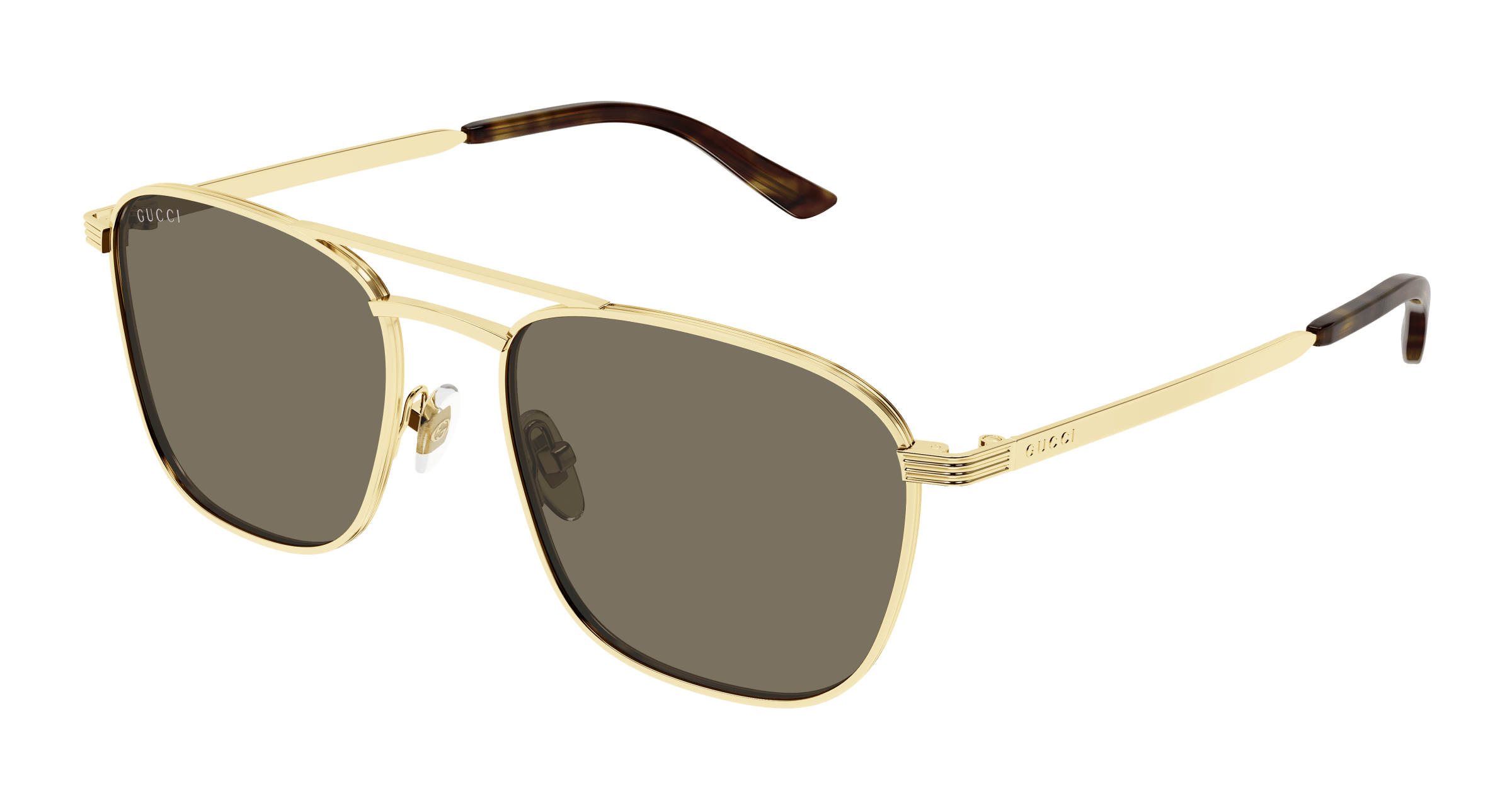 Gold Sunglasses Gucci 889652530086