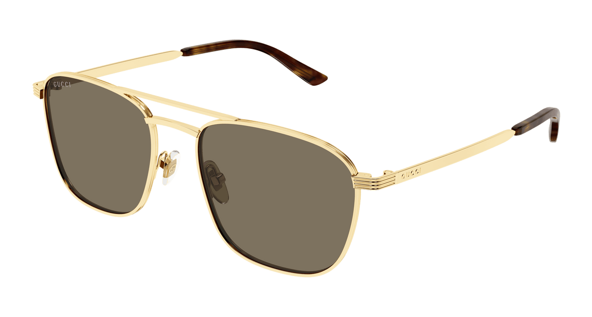 Gold Sunglasses Gucci 889652530086