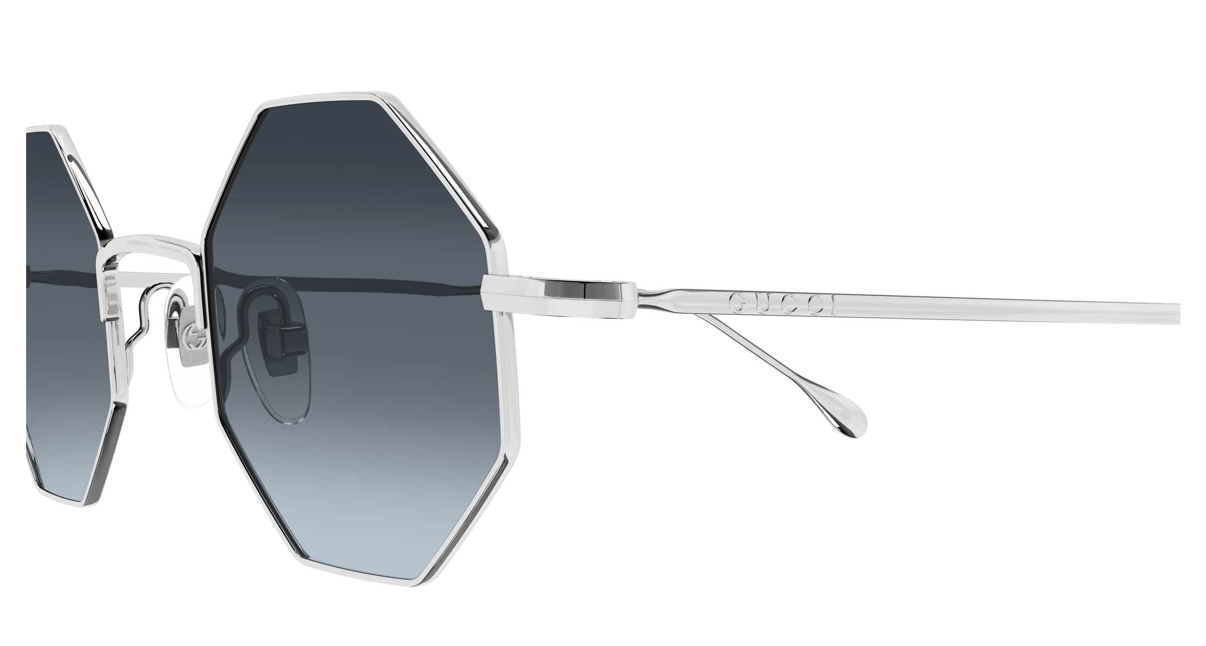 Silver Sunglasses Gucci 889652526744