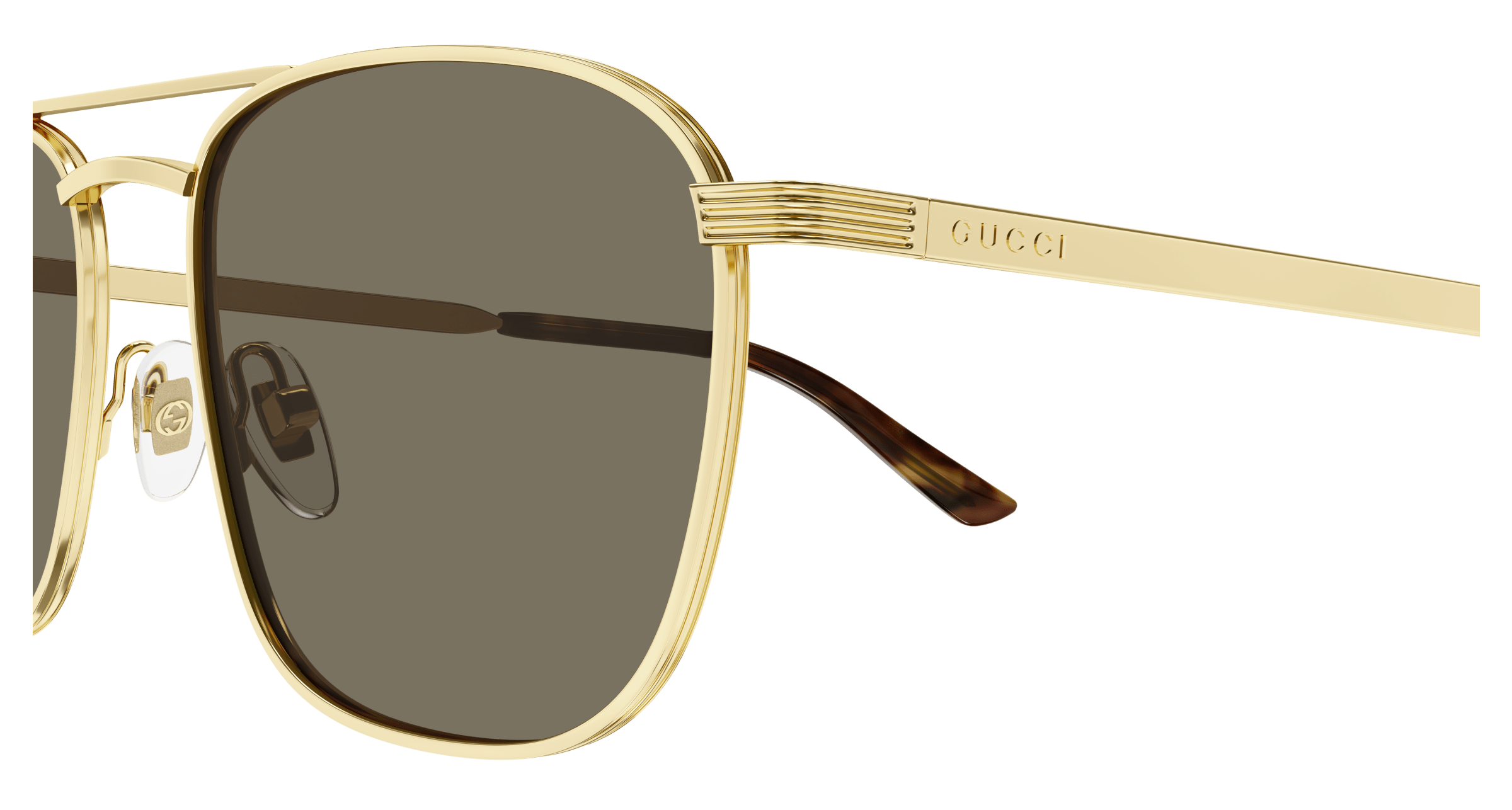 Gold Sunglasses Gucci 889652530086