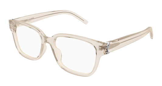 Beige Eyeglasses Saint Laurent 889652556543