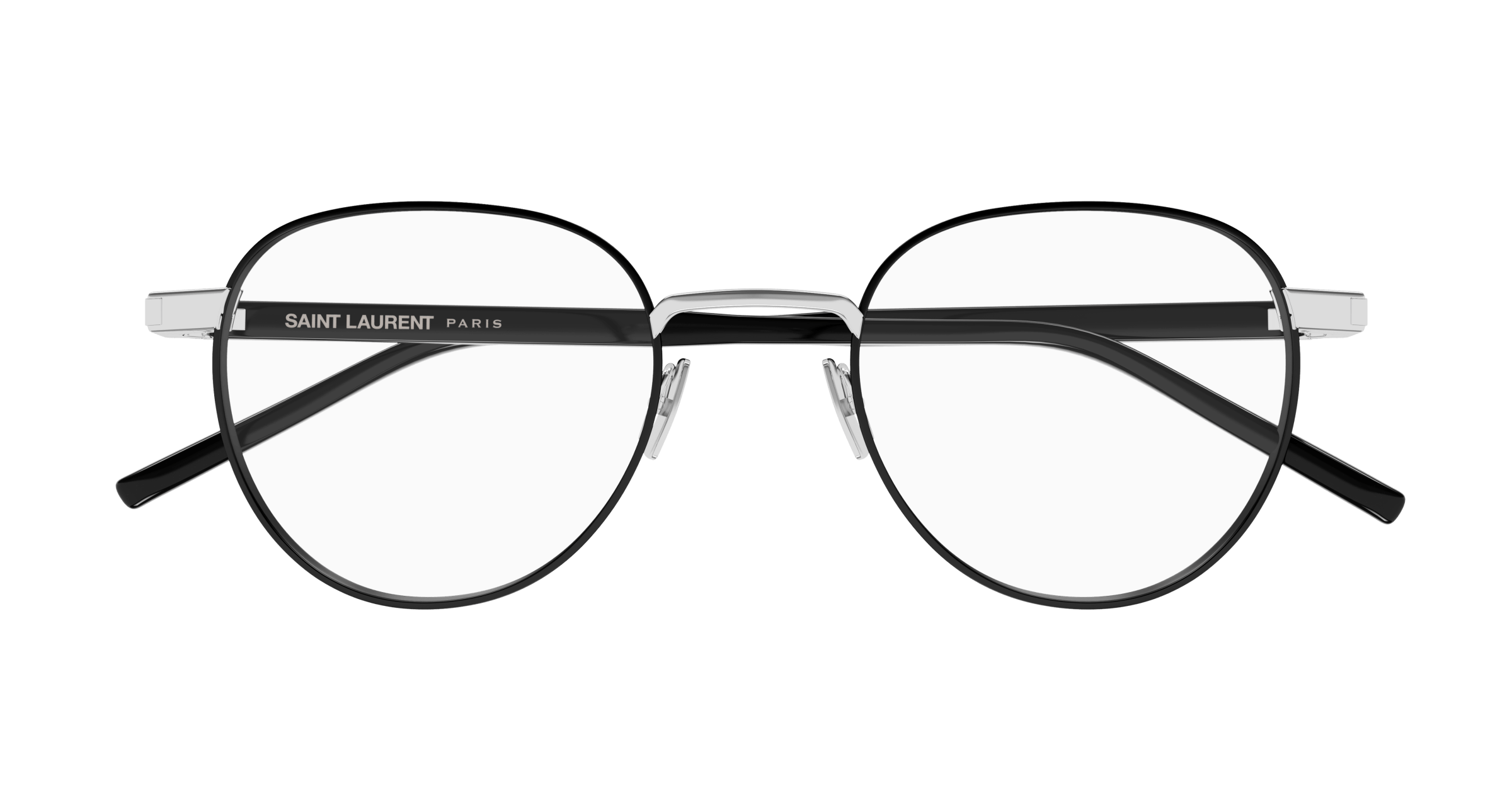 Silver Eyeglasses Saint Laurent 889652555867