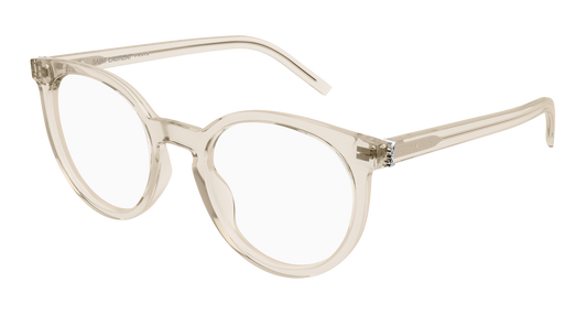 Beige Eyeglasses Saint Laurent 889652556222