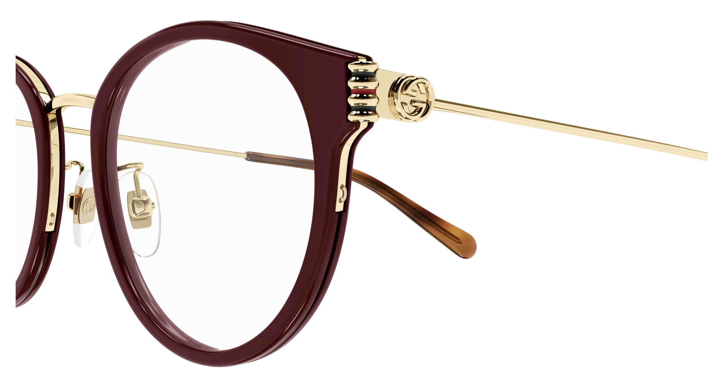 Burgundy Eyeglasses Gucci 889652525402