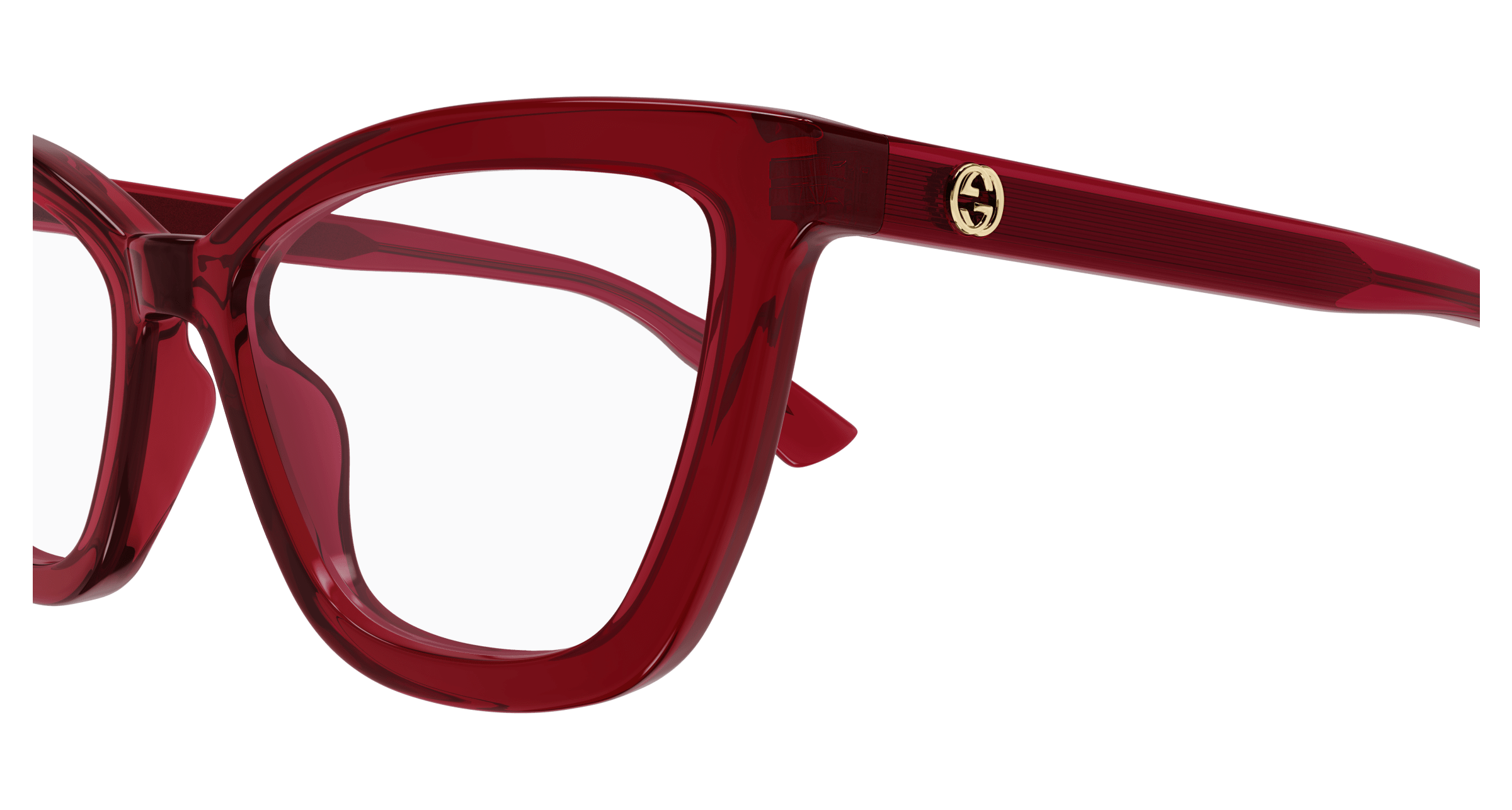 Red Eyeglasses Gucci 889652526058