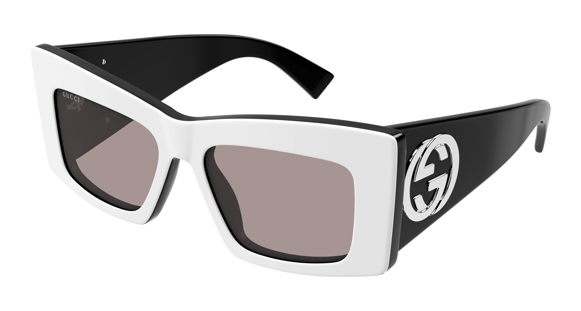 White Sunglasses Gucci 889652528786