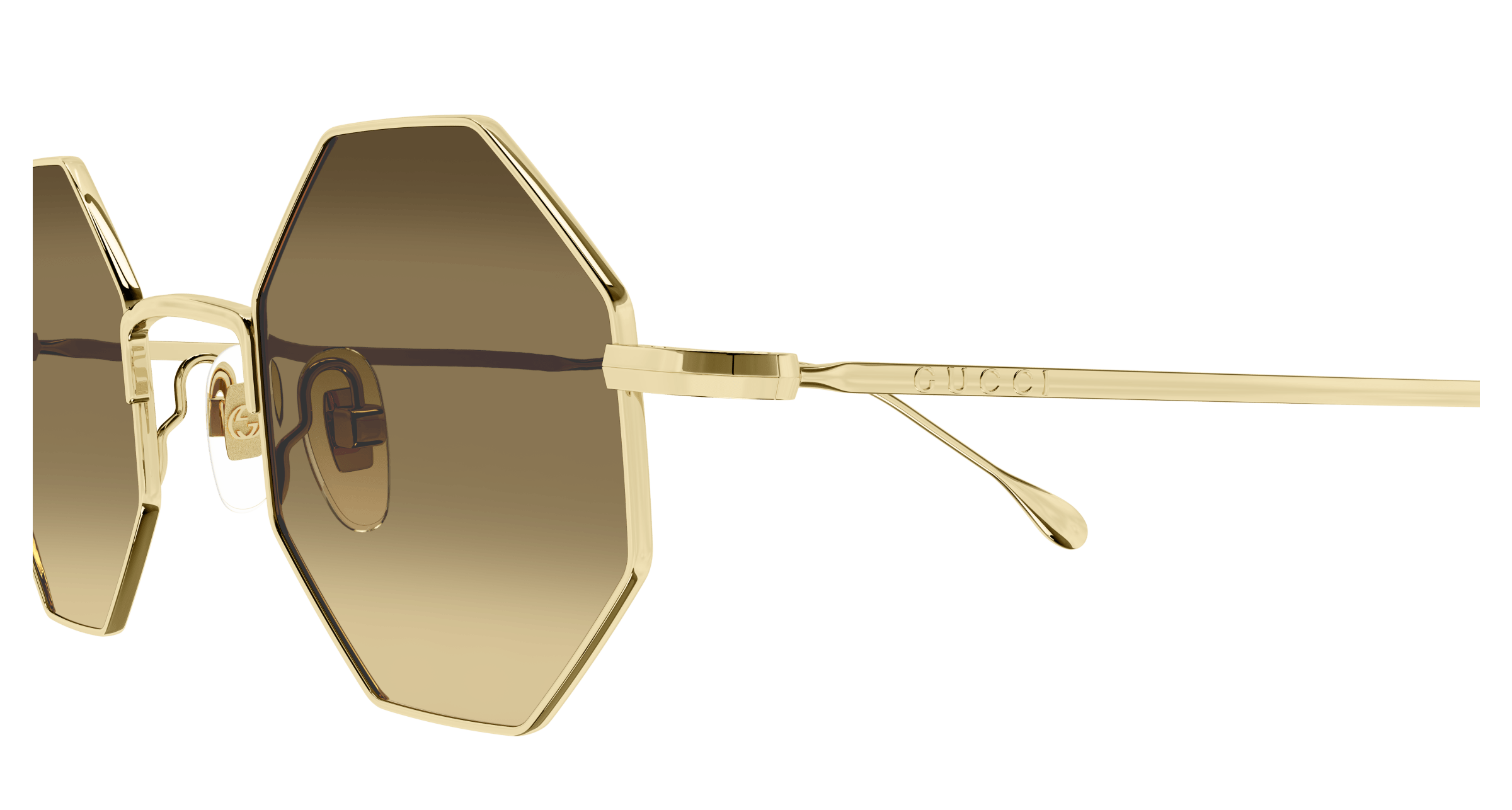 Gold Sunglasses Gucci 889652526737