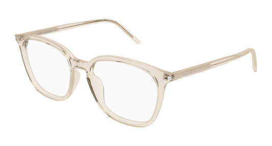 Beige Eyeglasses Saint Laurent 889652557168