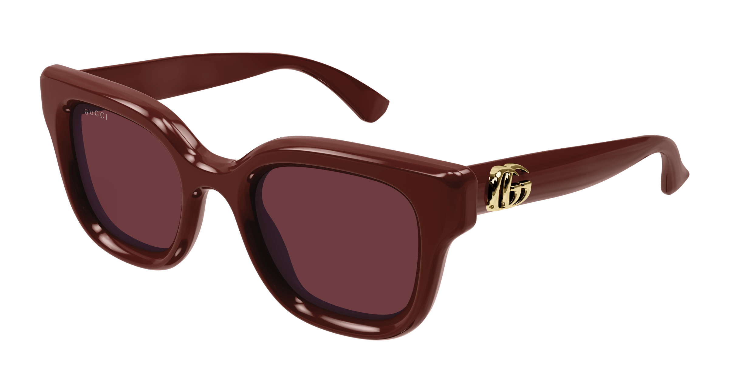 Burgundy Sunglasses Gucci 889652527215