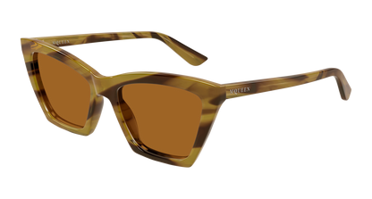 Alexander McQueen AM0536S Havana 006 889652640921
