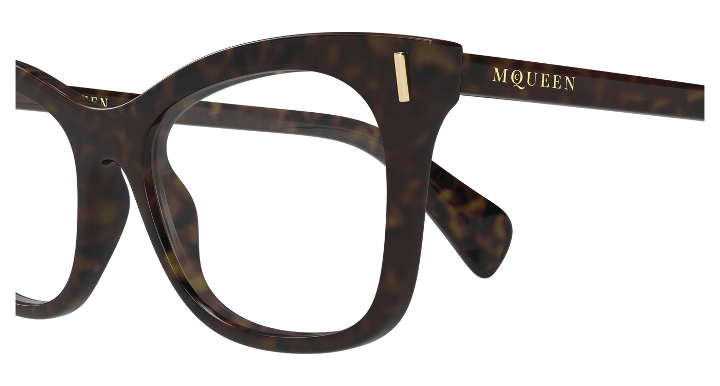 Alexander McQueen AM0552O Havana 889652641201