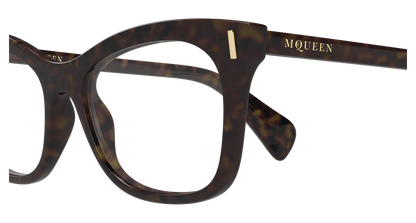 Alexander McQueen AM0552O Havana 889652641201