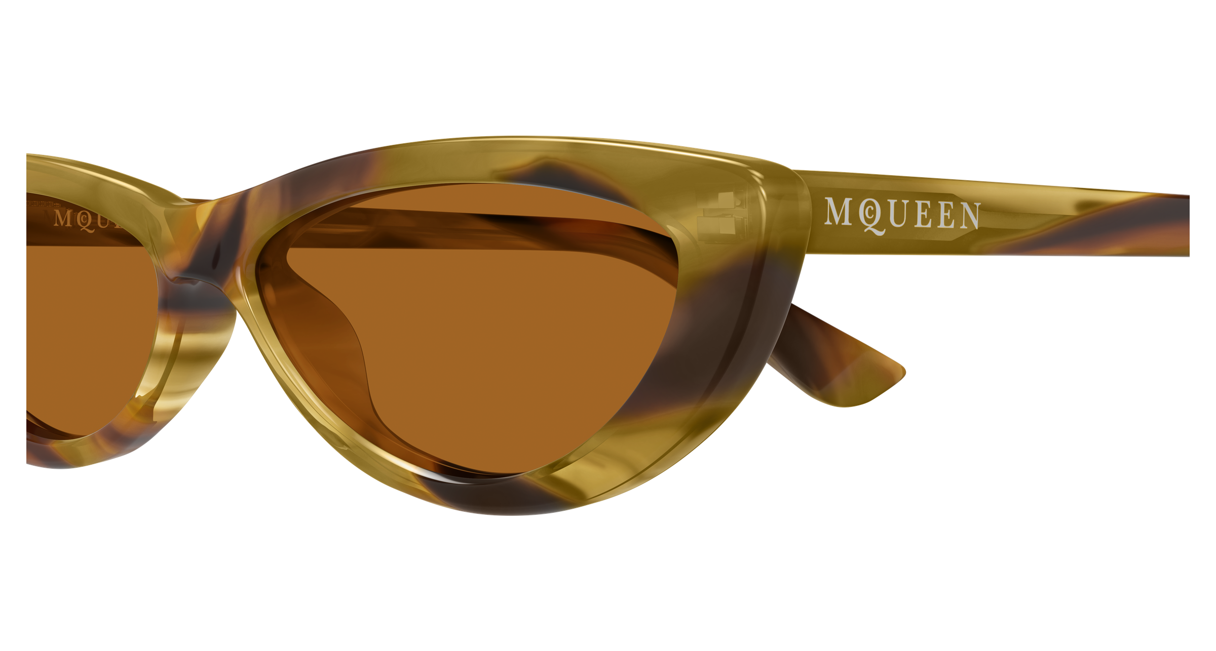 Alexander McQueen AM0535S Havana 006 889652640914