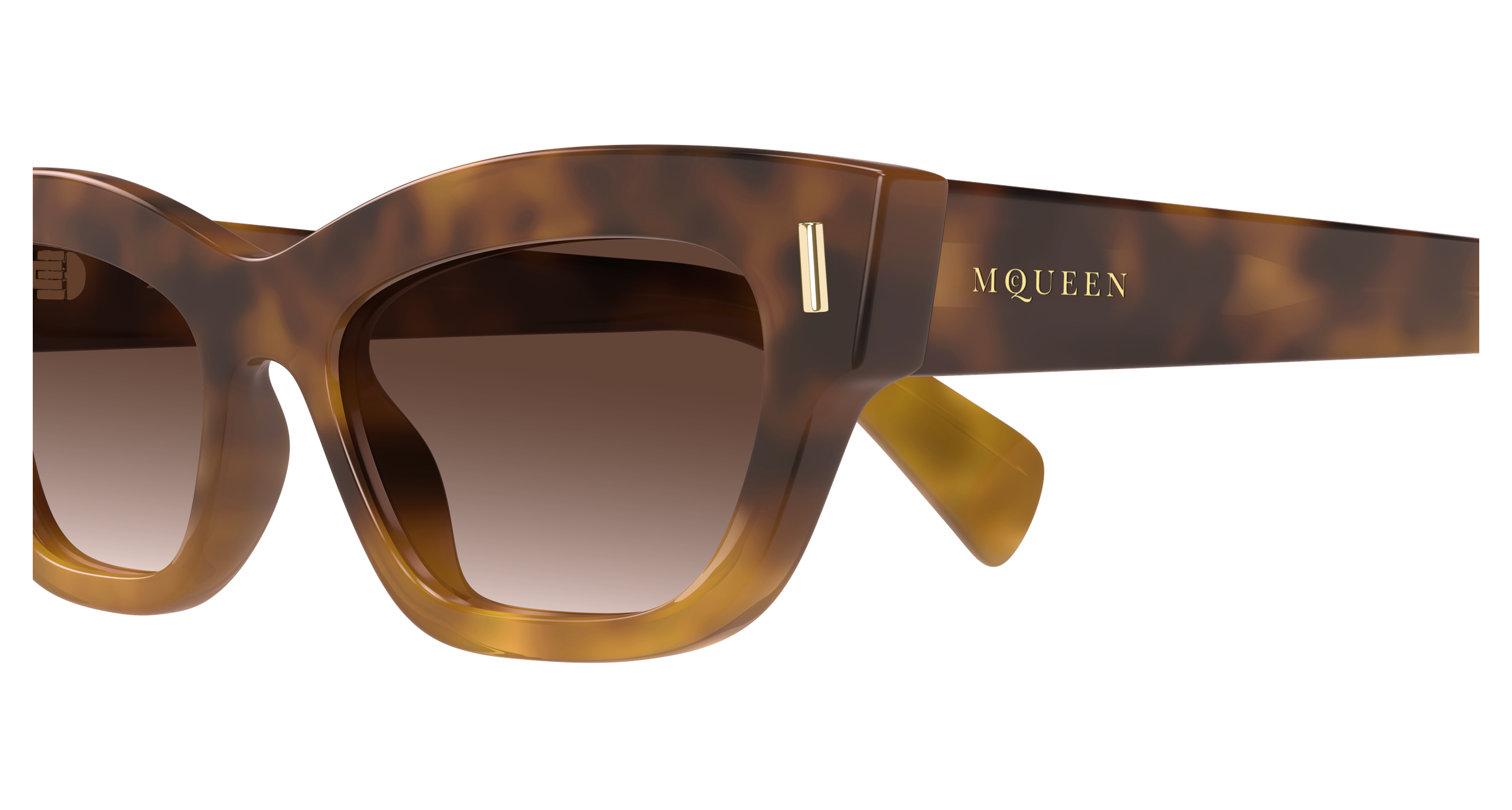 Alexander McQueen AM0548S Havana 889652641003