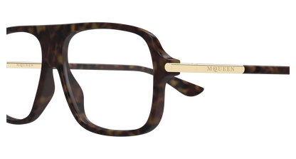 Alexander McQueen AM0555O Havana 889652641348