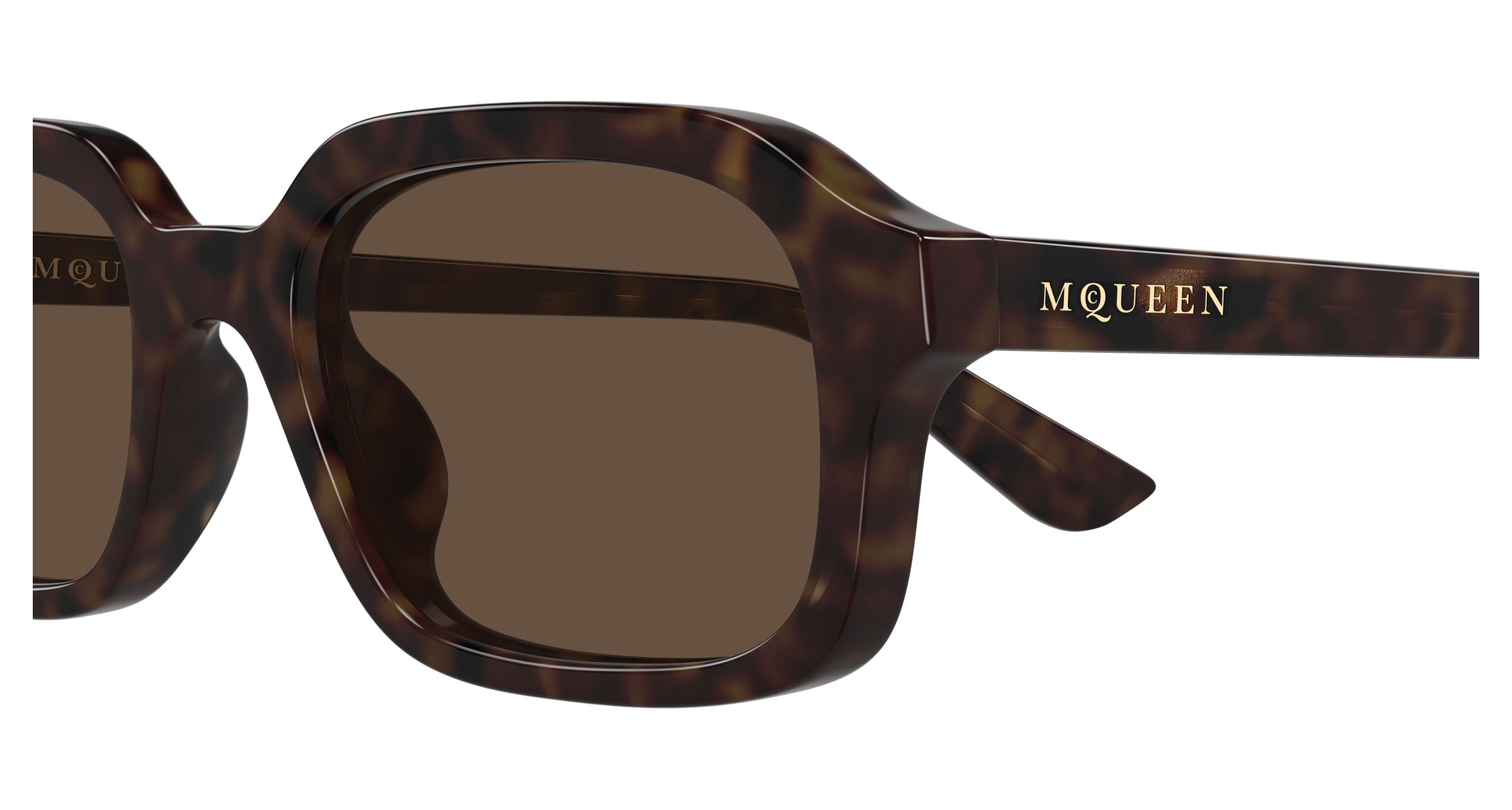 Alexander McQueen AM0558S Havana 002 889652641911