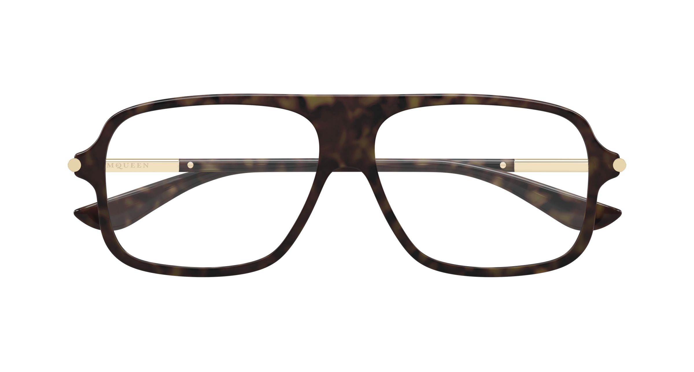 Alexander McQueen AM0555O Havana 889652641348