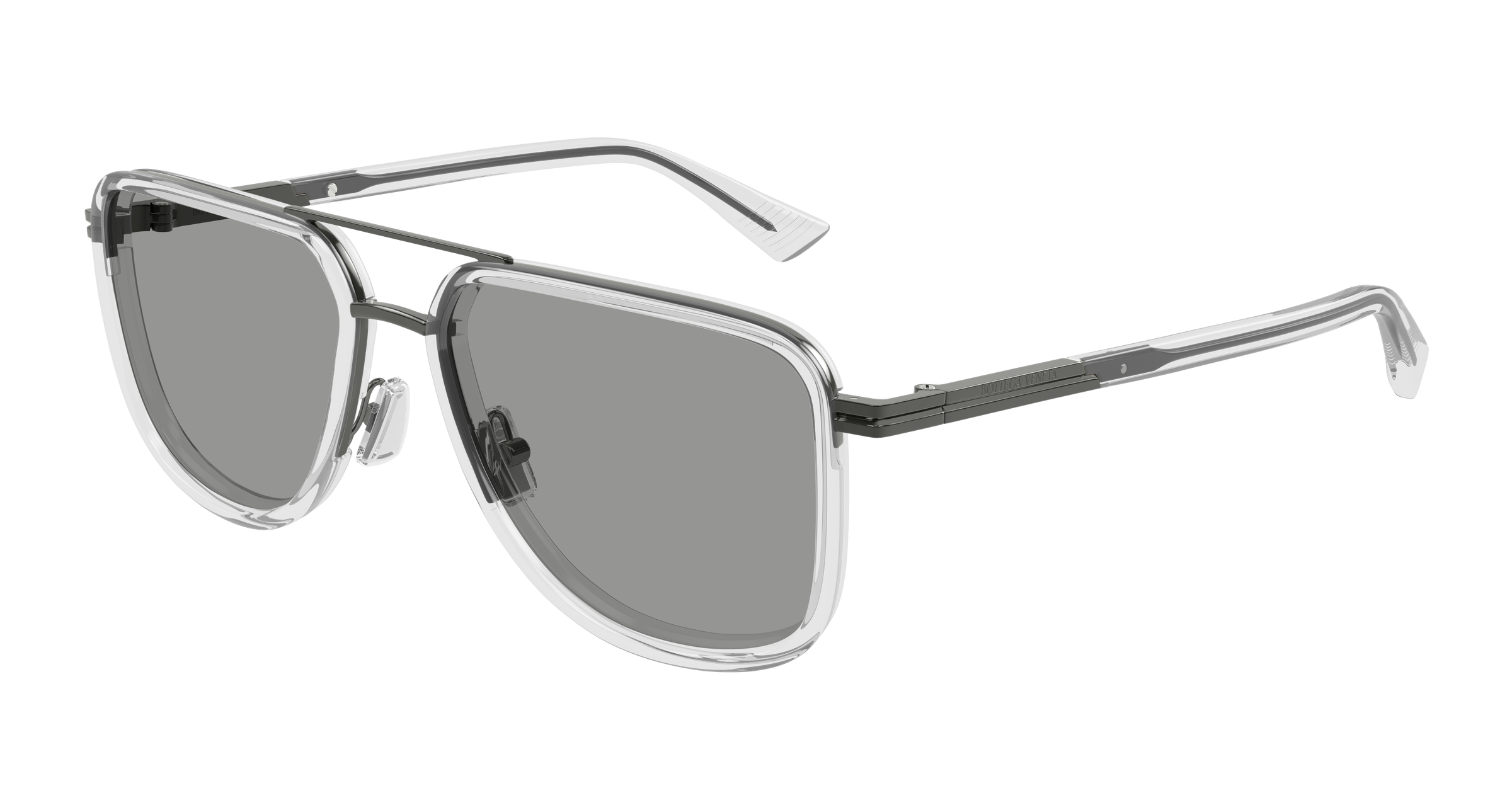 Bottega Veneta BV1463S Gunmetal 889652636603