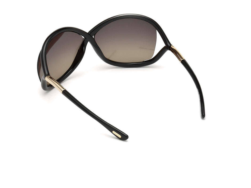 Shiny Black Female Sunglasses Tom Ford 664689583669
