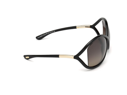 Shiny Black Female Sunglasses Tom Ford 664689583669