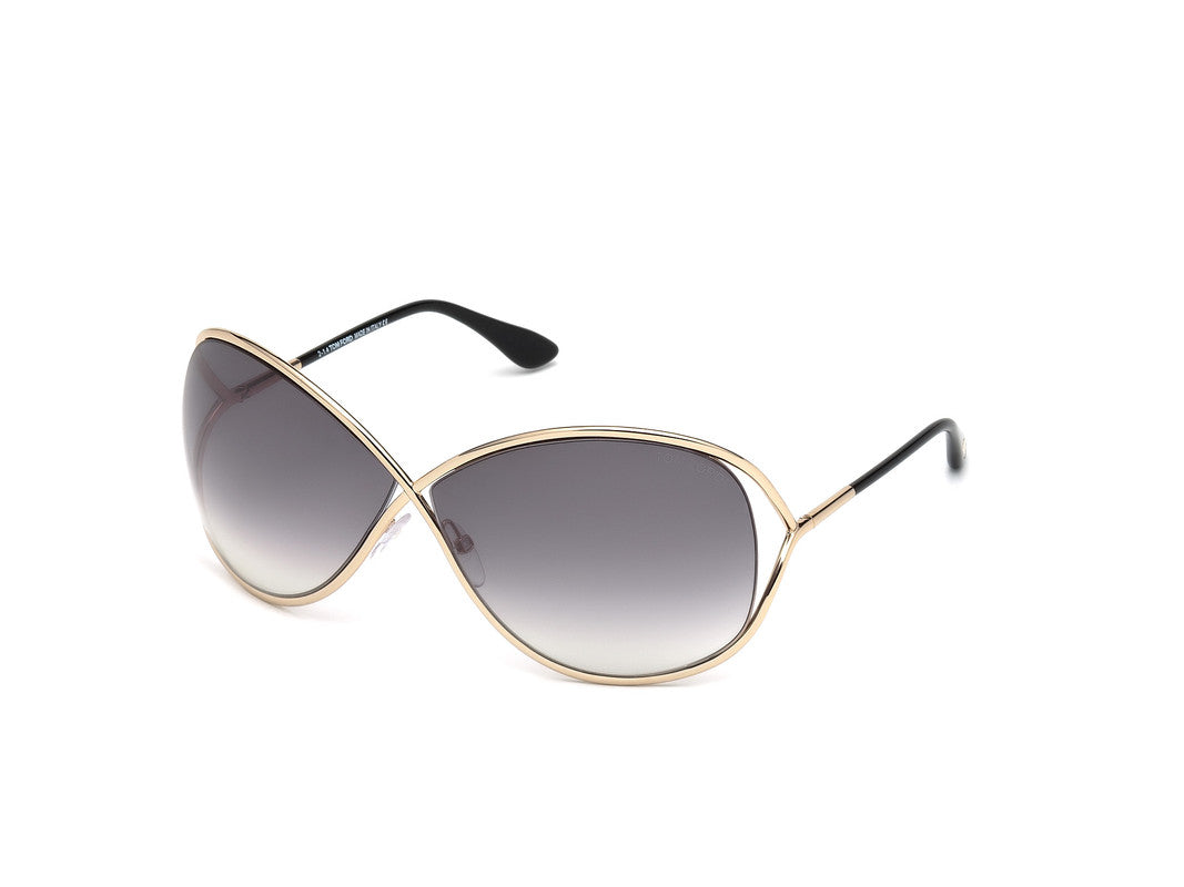 Shiny Rose Gold Female Sunglasses Tom Ford 664689657537