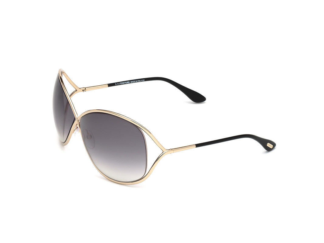 Shiny Rose Gold Female Sunglasses Tom Ford 664689657537