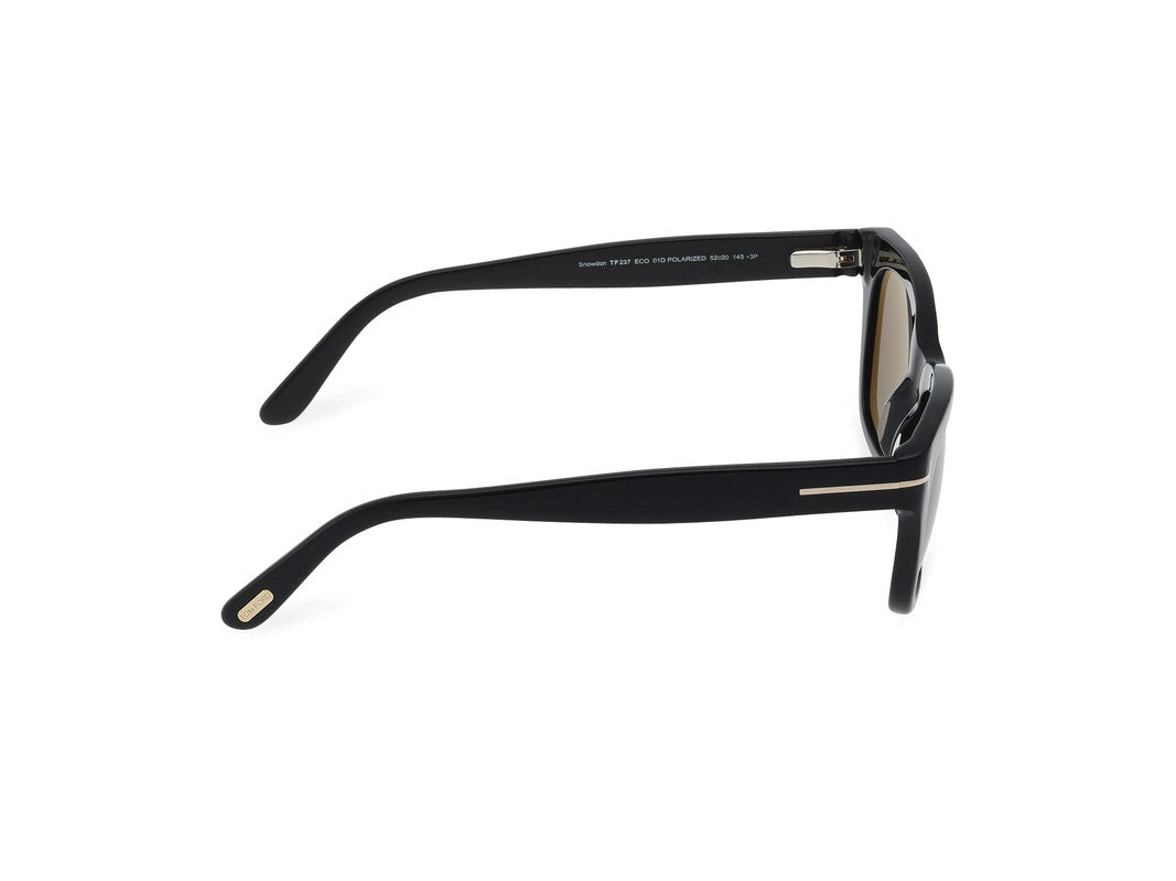 Shiny Black Male Sunglasses Tom Ford 889214533586