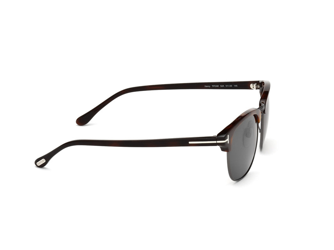 Dark Havana Male Sunglasses Tom Ford 664689764761