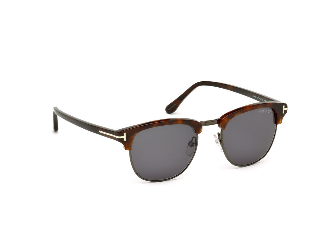 Dark Havana Male Sunglasses Tom Ford 664689764761