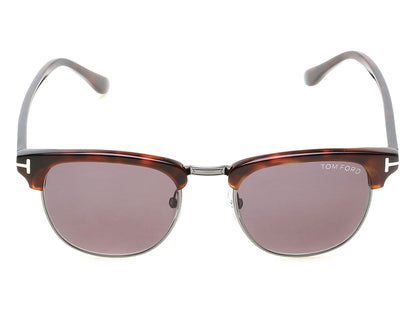 Dark Havana Male Sunglasses Tom Ford 664689523993