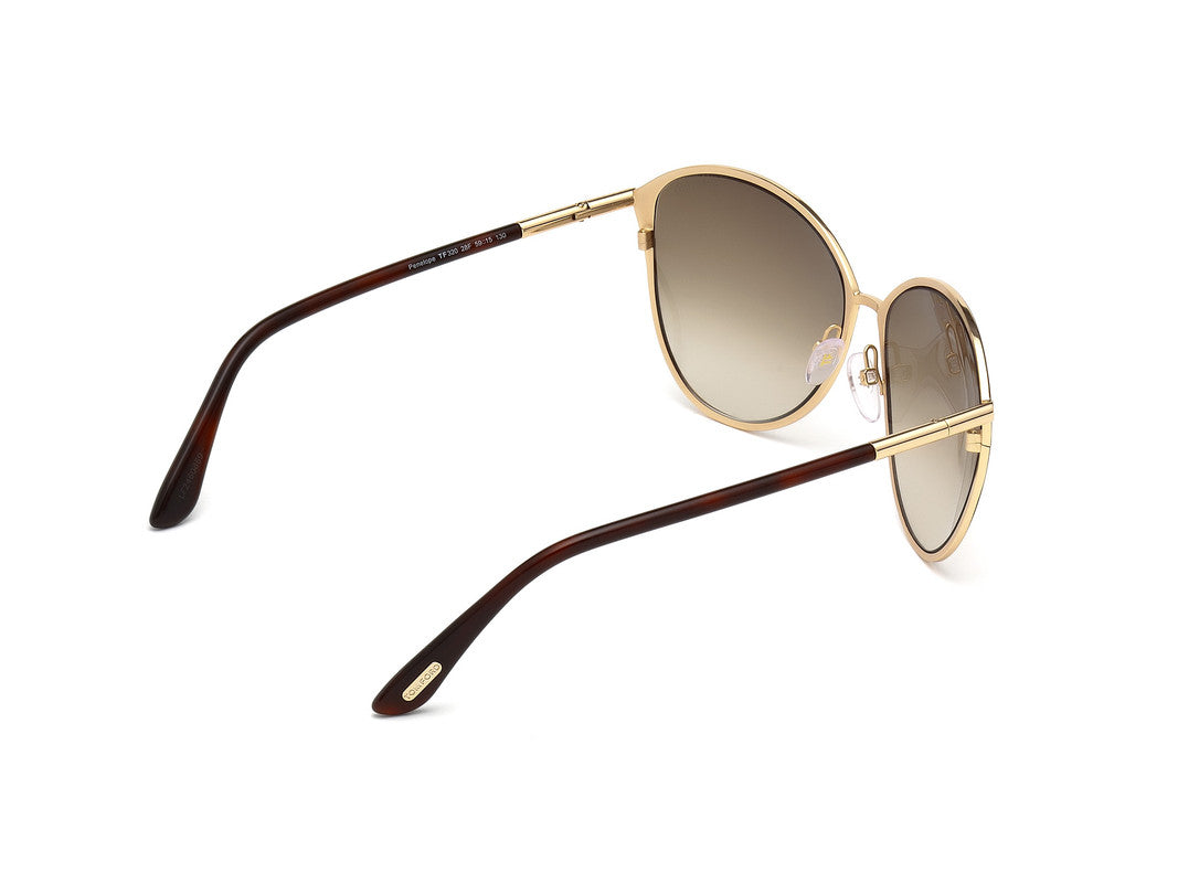 Light Brown/Monocolor Female Sunglasses Tom Ford 664689602346