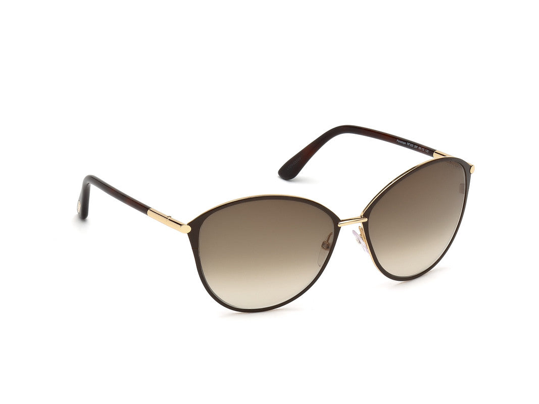 Light Brown/Monocolor Female Sunglasses Tom Ford 664689602346