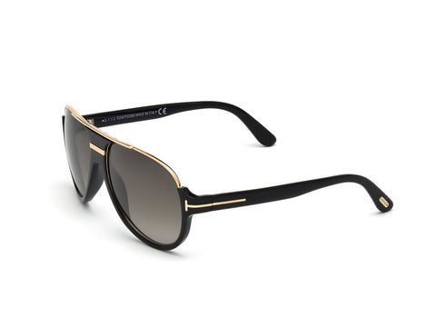 Shiny Black Male Sunglasses Tom Ford 664689602865