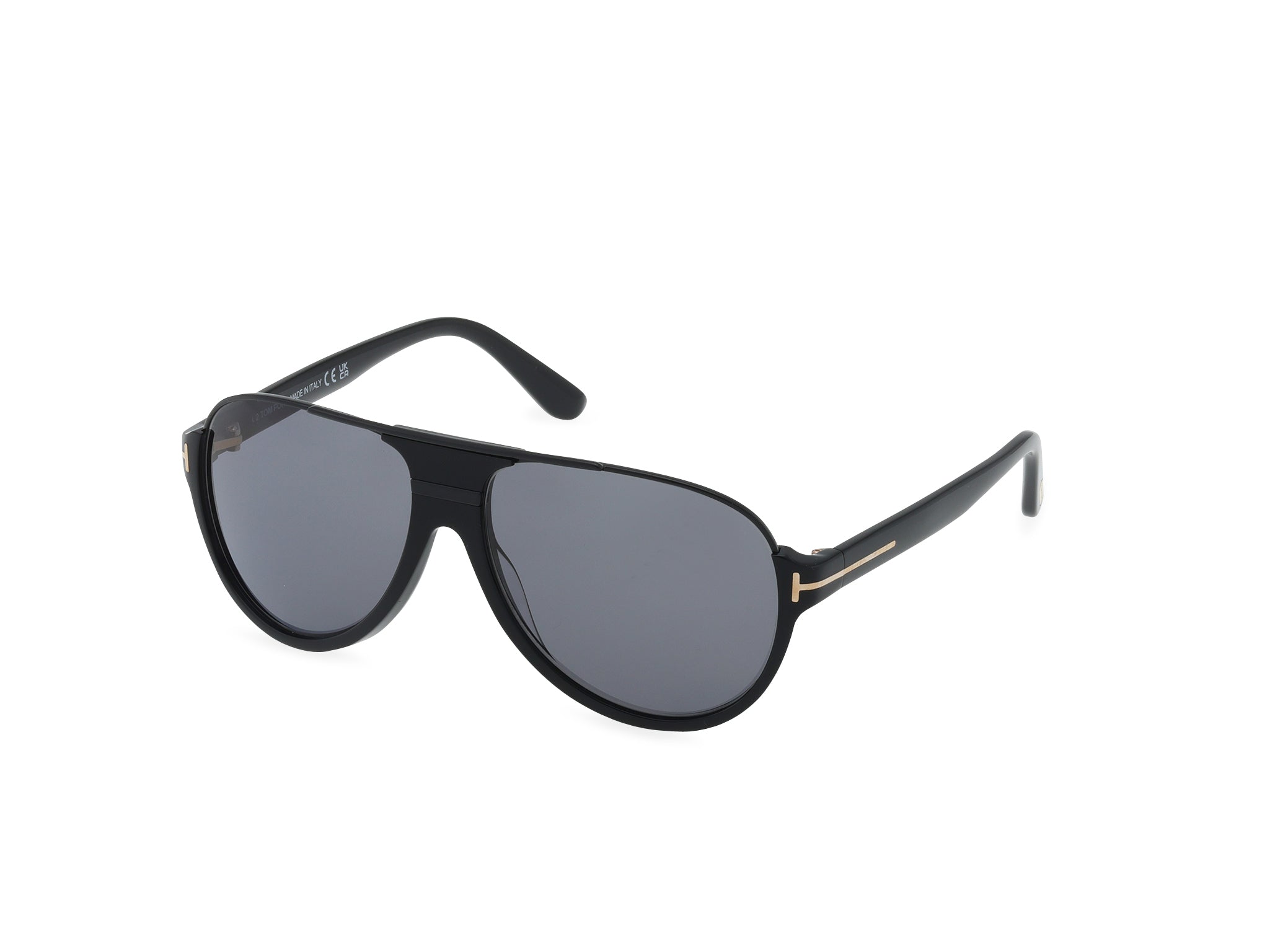 Shiny Black Male Sunglasses Tom Ford 889214496201