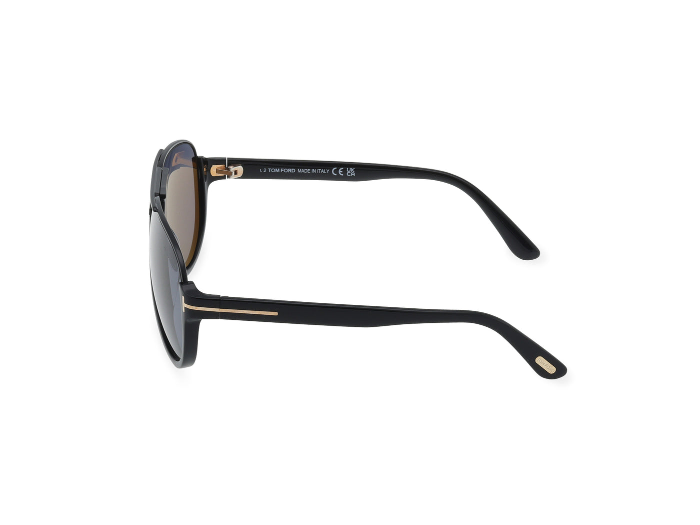 Shiny Black Male Sunglasses Tom Ford 889214496201
