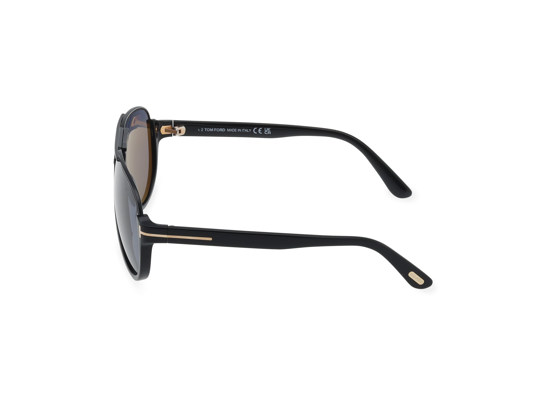 Shiny Black Male Sunglasses Tom Ford 889214496201
