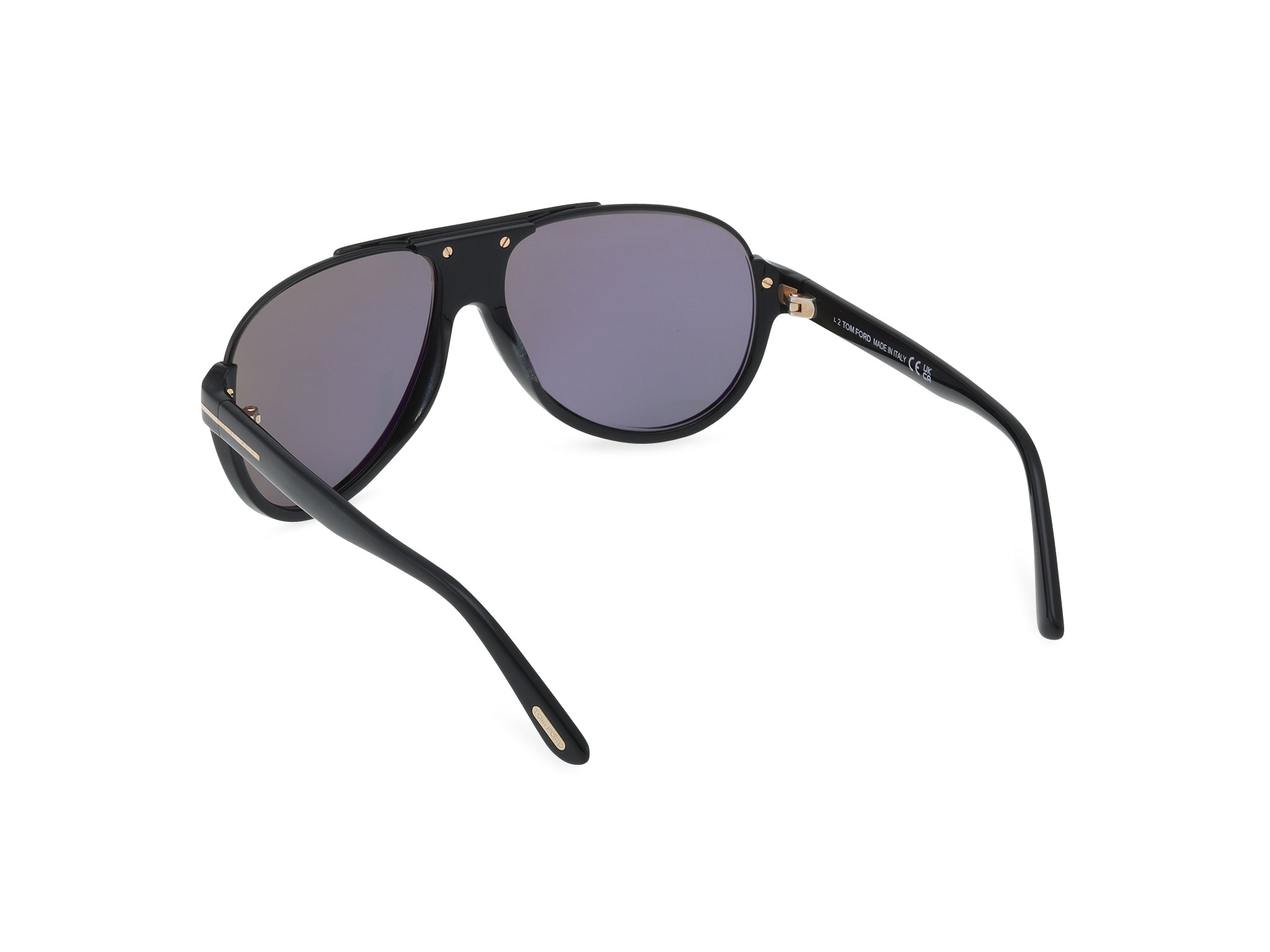 Shiny Black Male Sunglasses Tom Ford 889214496201