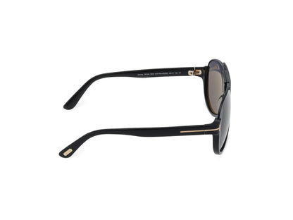 Shiny Black Male Sunglasses Tom Ford 889214496201