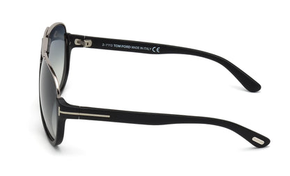 Tom Ford FT0334 Matte Black / Blue Gradient 664689602872
