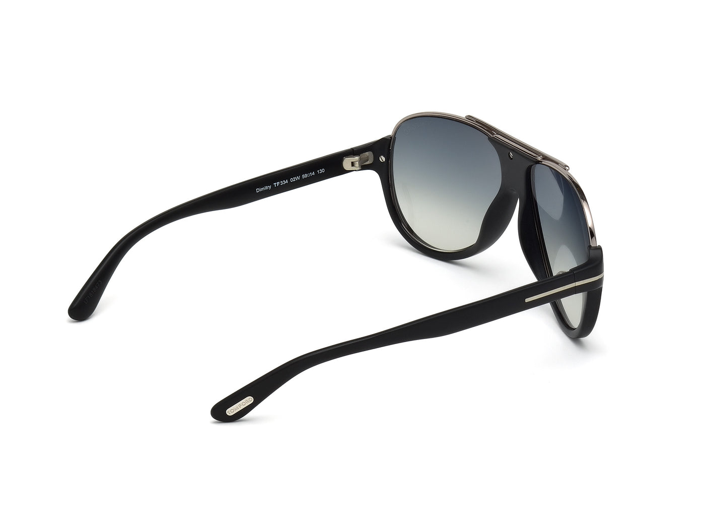 Tom Ford FT0334 Matte Black / Blue Gradient 664689602872