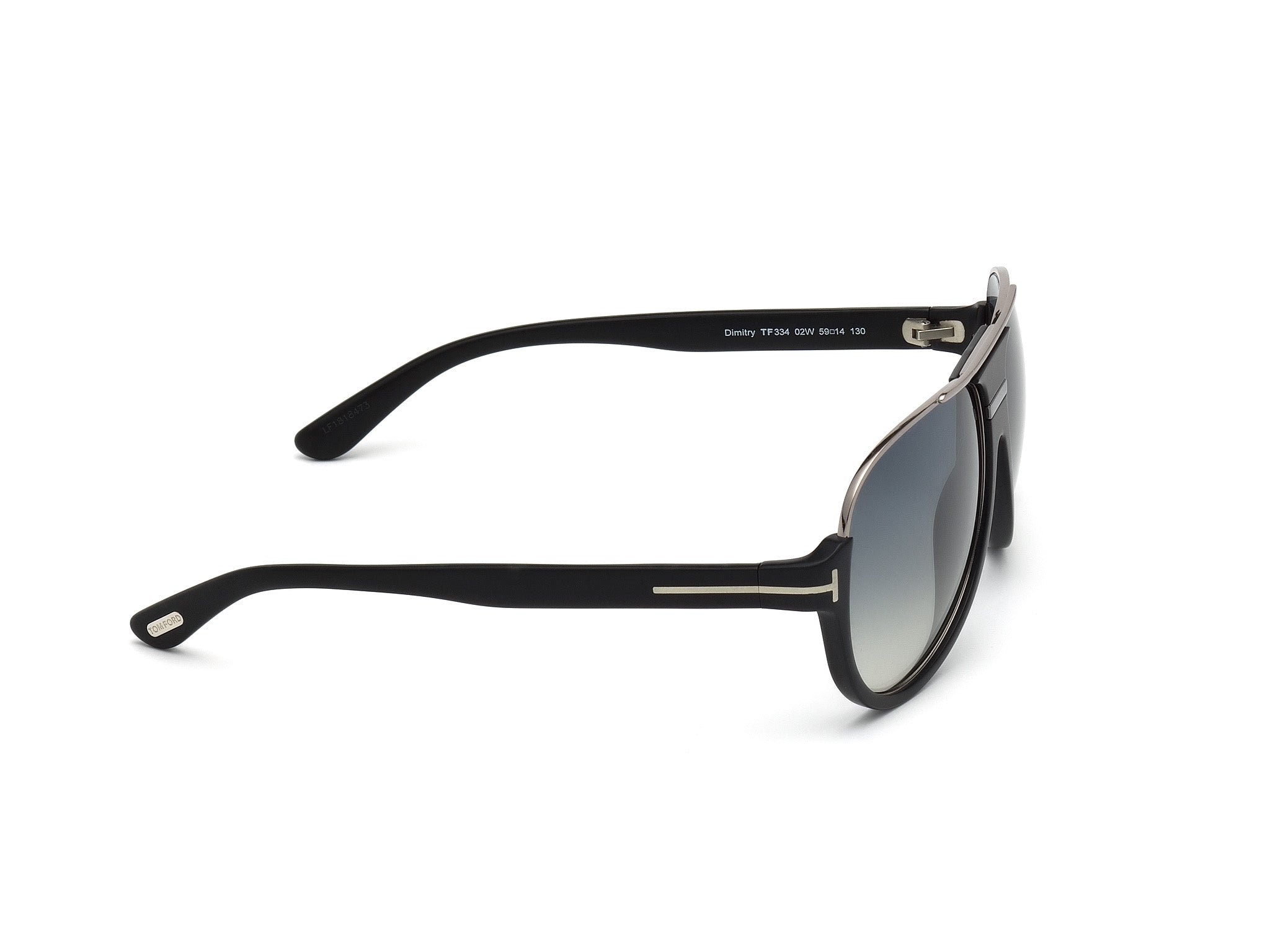 Tom Ford FT0334 Matte Black / Blue Gradient 664689602872