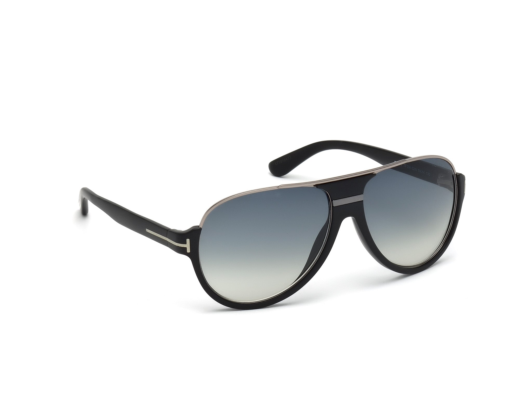 Tom Ford FT0334 Matte Black / Blue Gradient 664689602872