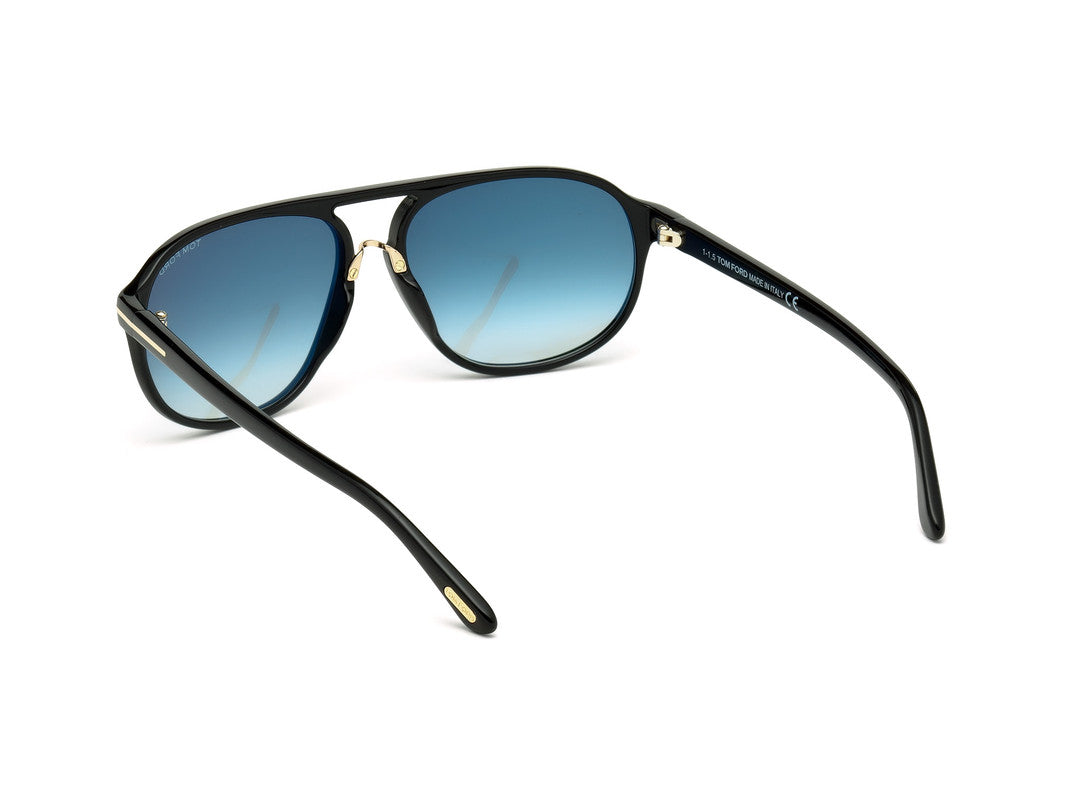 Shiny Black Male Sunglasses Tom Ford 664689718597