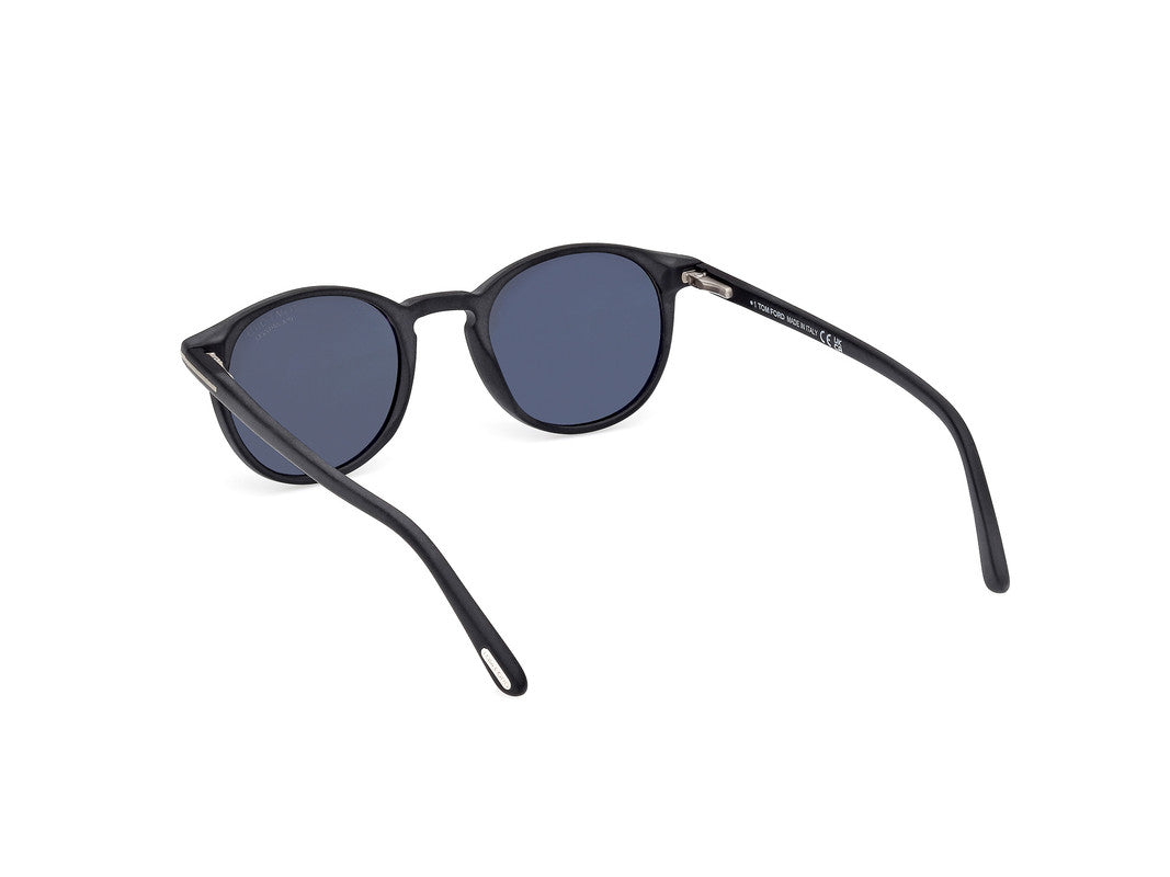 Matte Black Male Sunglasses Tom Ford 889214531711
