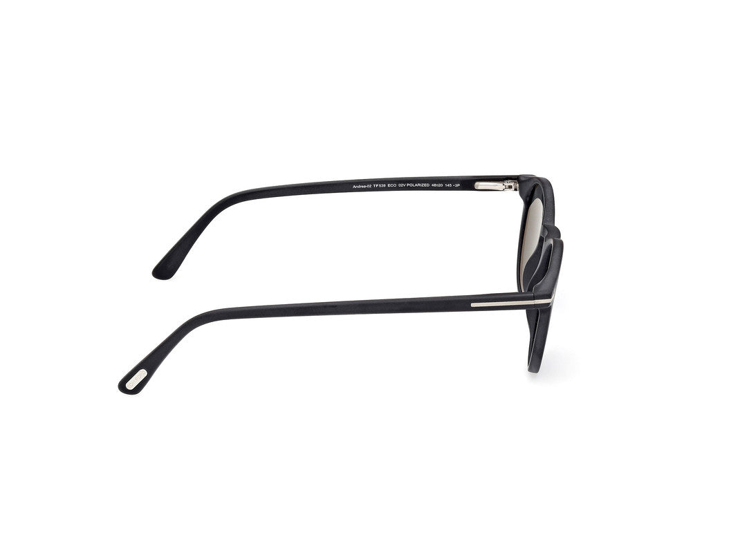 Matte Black Male Sunglasses Tom Ford 889214531711