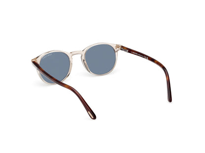 Shiny Light Brown Male Sunglasses Tom Ford 889214531728