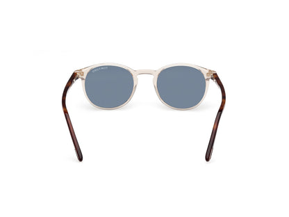 Shiny Light Brown Male Sunglasses Tom Ford 889214531728
