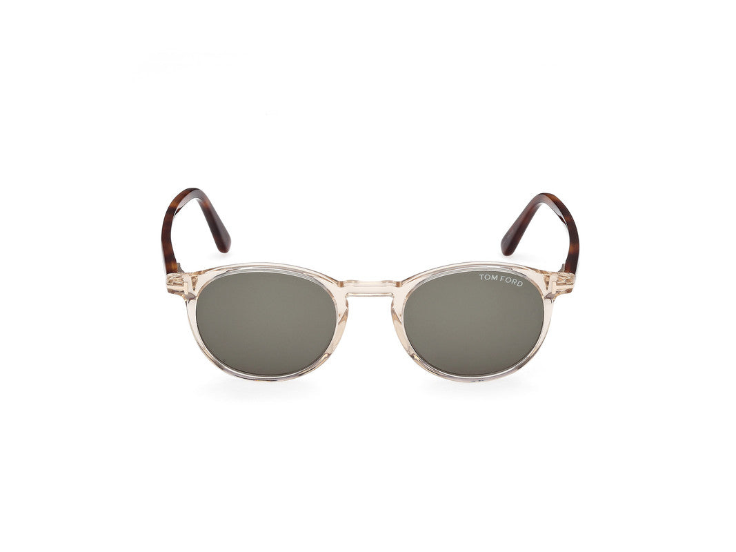 Shiny Light Brown Male Sunglasses Tom Ford 889214531728